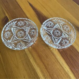 Anchor Hocking EAPG set of 2 coasters